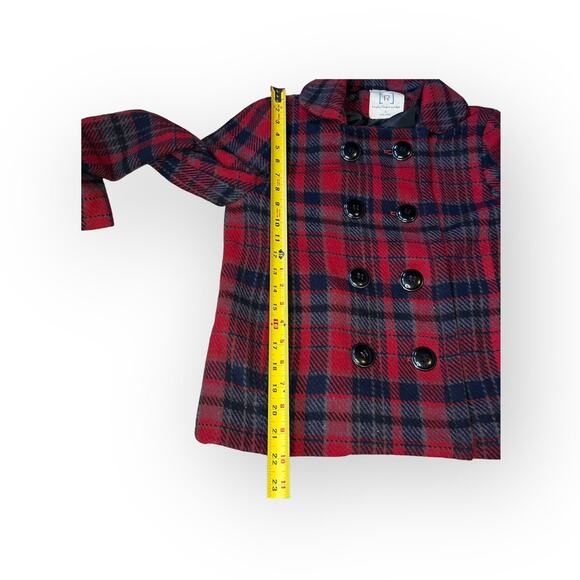 Relativity Retro Y2k Plaid Double Breasted Coat - Picture 5 of 9